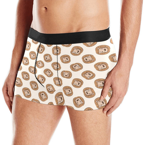 Lion Pattern Print Design 01 Men's All Over Print Boxer Briefs Men's Underwear