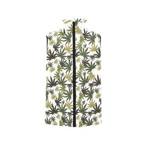 Canabis Marijuana Weed Pattern Print Design 05 Men's Padded Vest