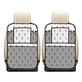 Greyhound Pattern Print Design 05 Car Seat Back Organizer