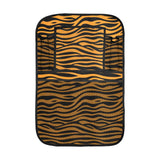 Bengal tigers skin print pattern background Car Seat Back Organizer