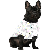 Cute elephant mouse pattern All Over Print Pet Dog Round Neck Fuzzy Shirt