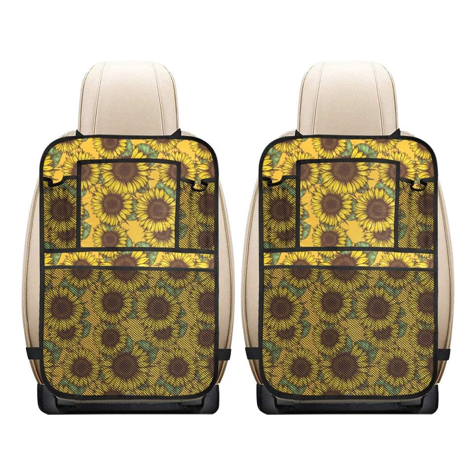 Sunflower pattern Car Seat Back Organizer