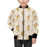 Corn Pattern Print Design 02 Kids' Boys' Girls' Bomber Jacket