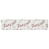English Bulldog Pattern Print Design 01 Table Runner