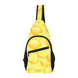 lemon pattern All Over Print Chest Bag