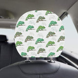 Chameleon lizard pattern Car Headrest Cover