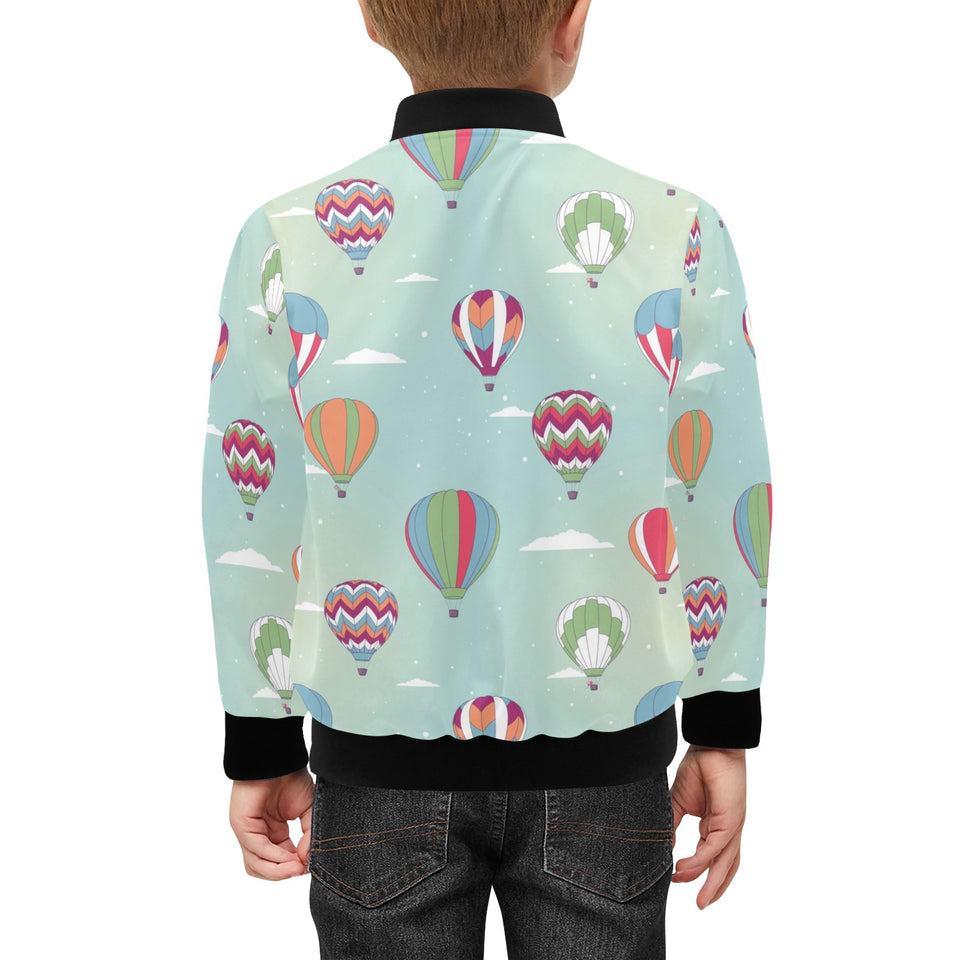 Hot Air Balloon design Pattern Kids' Boys' Girls' Bomber Jacket
