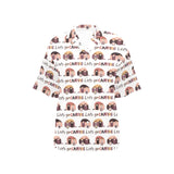 Camper Van Pattern Print Design 01 Women's All Over Print Hawaiian Shirt