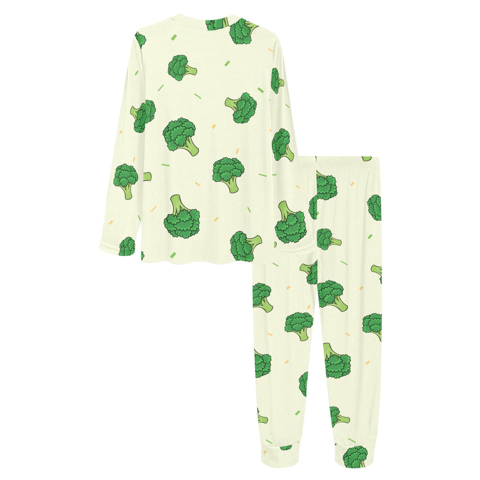 Broccoli pattern Women's All Over Print Pajama Set