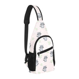 cute raccoons leaves pattern All Over Print Chest Bag