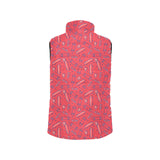 Skate Board Pattern Print Design 01 Men's Padded Vest