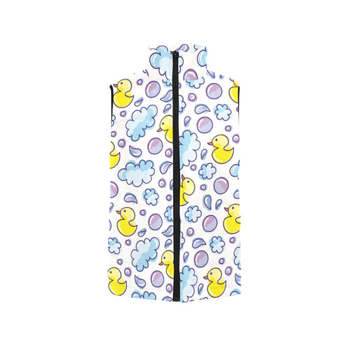 Duck Pattern Print Design 01 Men's Padded Vest