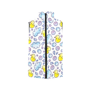 Duck Pattern Print Design 01 Men's Padded Vest