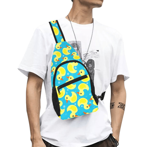Duck Pattern Print Design 04 All Over Print Chest Bag