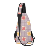 Bread Toast Pattern Print Design 05 All Over Print Chest Bag