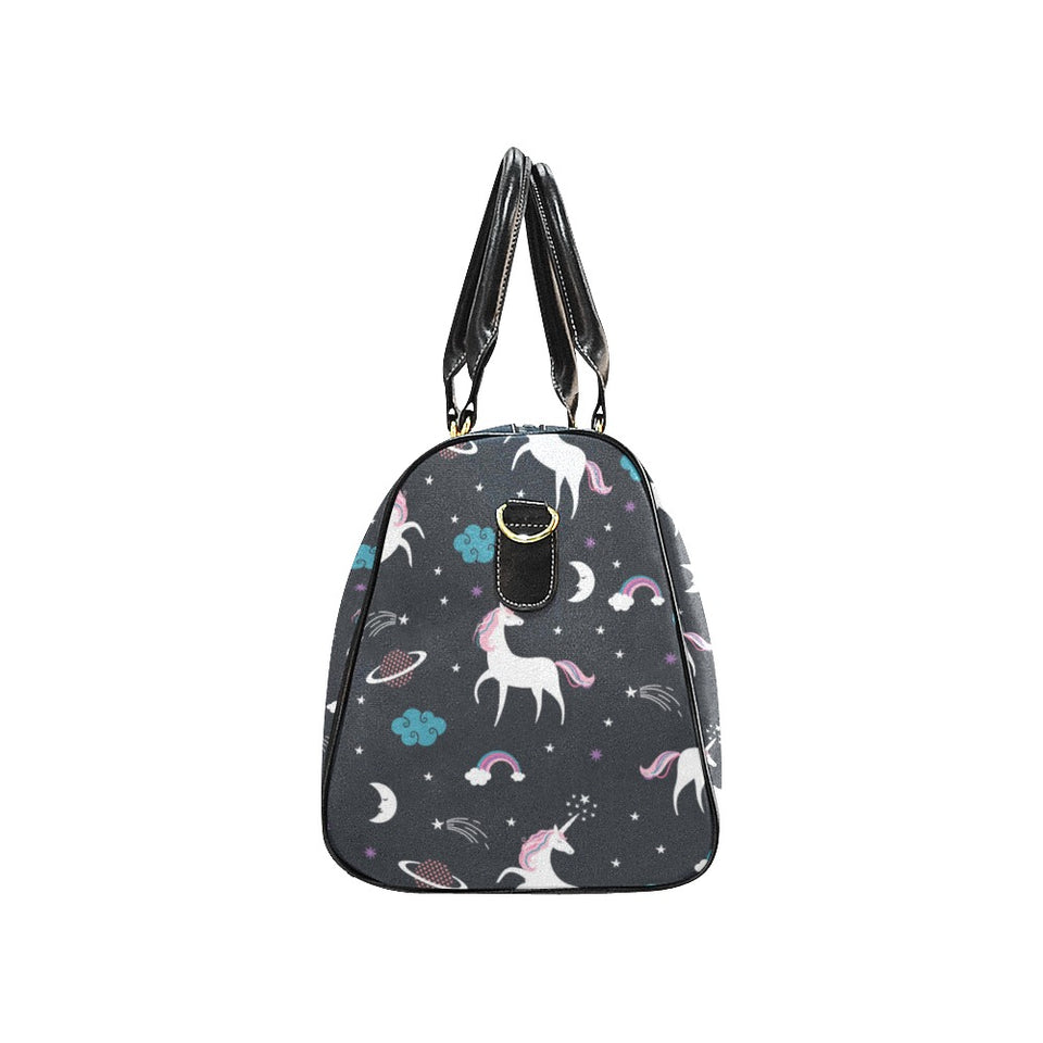 unicorn rainbows moon clound star pattern Travel Bag