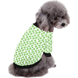 Hop pattern background All Over Print Pet Dog Round Neck Fuzzy Shirt