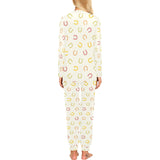 Horseshoes Pattern Print Design 02 Women's All Over Print Pajama Set
