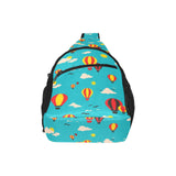Hot Air Balloon Sky Pattern All Over Print Chest Bag