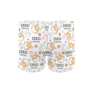 Corgi Dog Pattern Men's Swimming Trunks