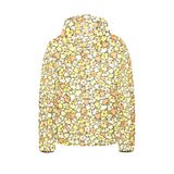 Popcorn Pattern Print Design 03 Kids' Boys' Girls' Padded Hooded Jacket