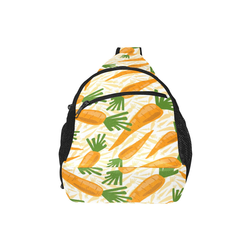 Carrot Pattern Print Design 01 All Over Print Chest Bag