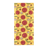 Pizza texture pattern Beach Towel