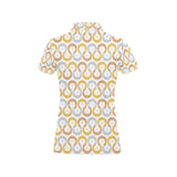 Horseshoes Pattern Print Design 03 Women's All Over Print Polo Shirt