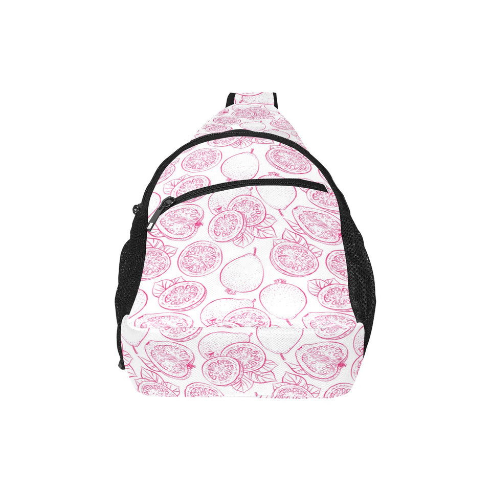 Sketch guava pattern All Over Print Chest Bag