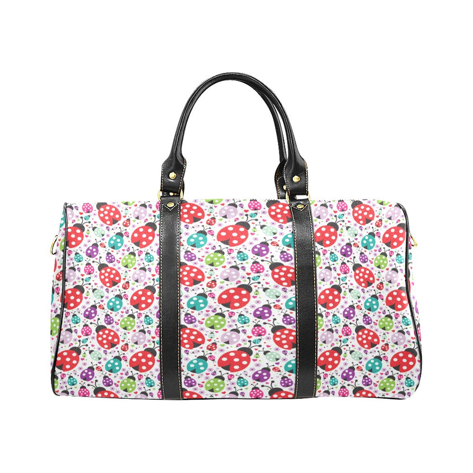 Ladybug Pattern Print Design 03 Travel Bag