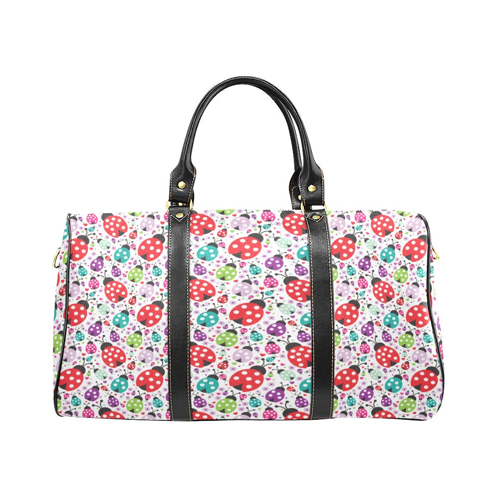 Ladybug Pattern Print Design 03 Travel Bag