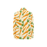 Carrot Pattern Print Design 01 Women's Long Sleeve Polo Shirt