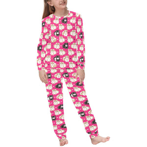 Guinea Pig Pattern Print Design 01 Kids' Boys' Girls' All Over Print Pajama Set