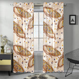 Corn Pattern Print Design 03 Gauze Curtain