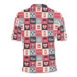 British Pattern Print Design 05 Men's All Over Print Polo Shirt