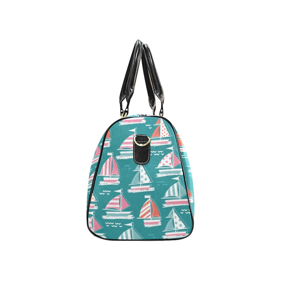 Cute sailboat pattern Travel Bag