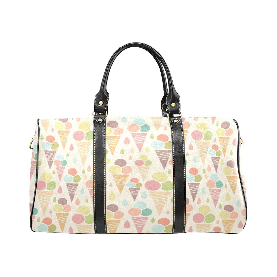 Ice cream cone pattern Travel Bag