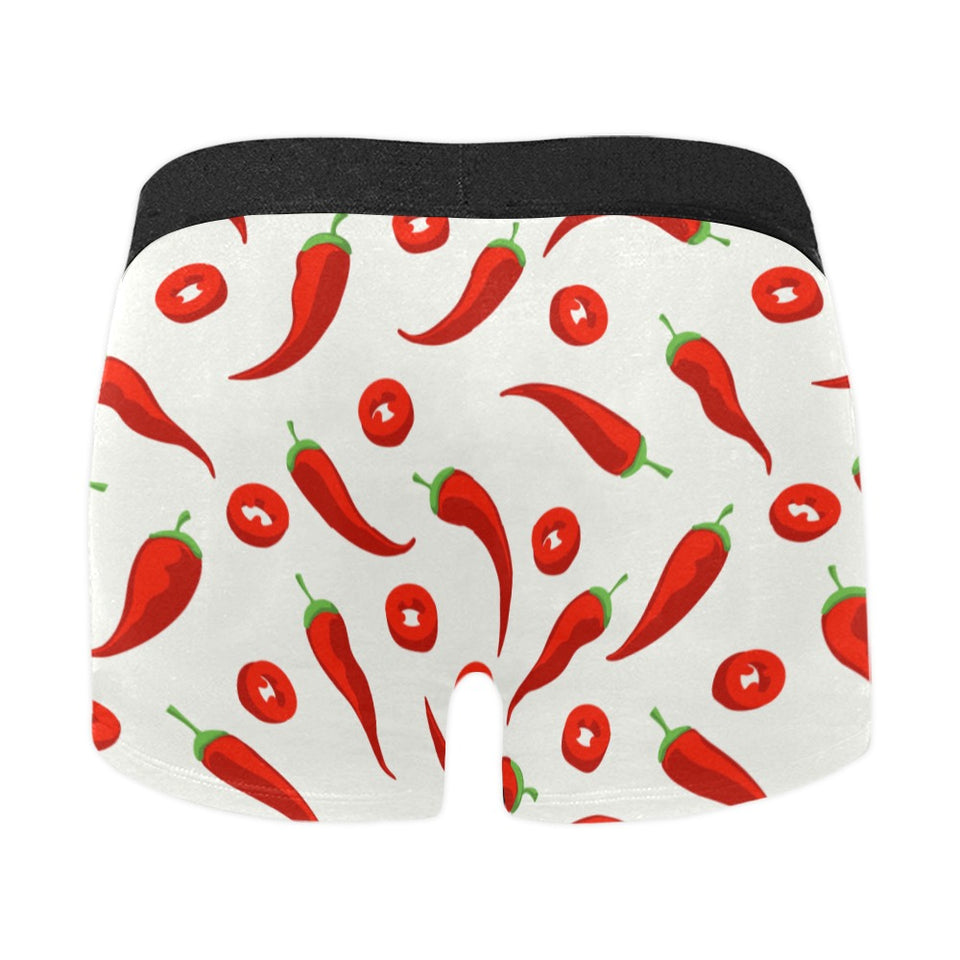 Chili pattern Men's All Over Print Boxer Briefs Men's Underwear