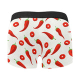 Chili pattern Men's All Over Print Boxer Briefs Men's Underwear