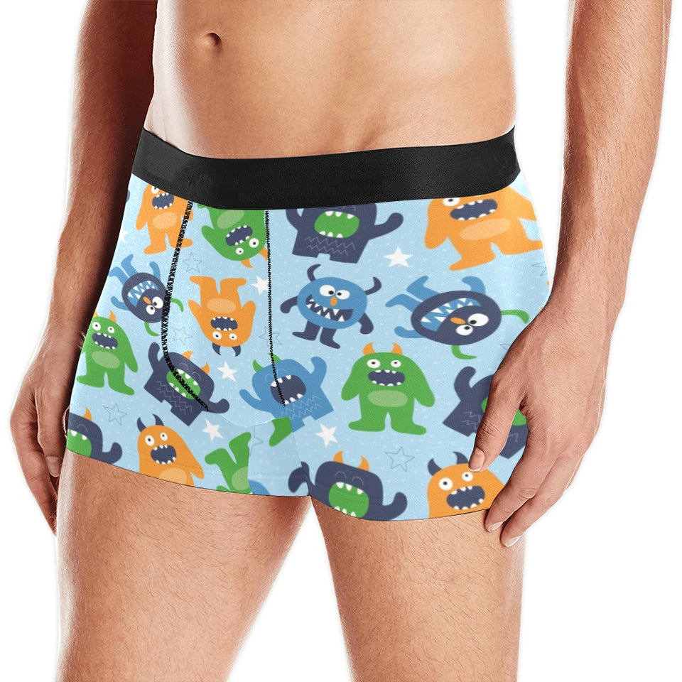 Alien Pattern Print Design 04 Men's All Over Print Boxer Briefs Men's Underwear