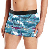 Whale design pattern Men's All Over Print Boxer Briefs Men's Underwear