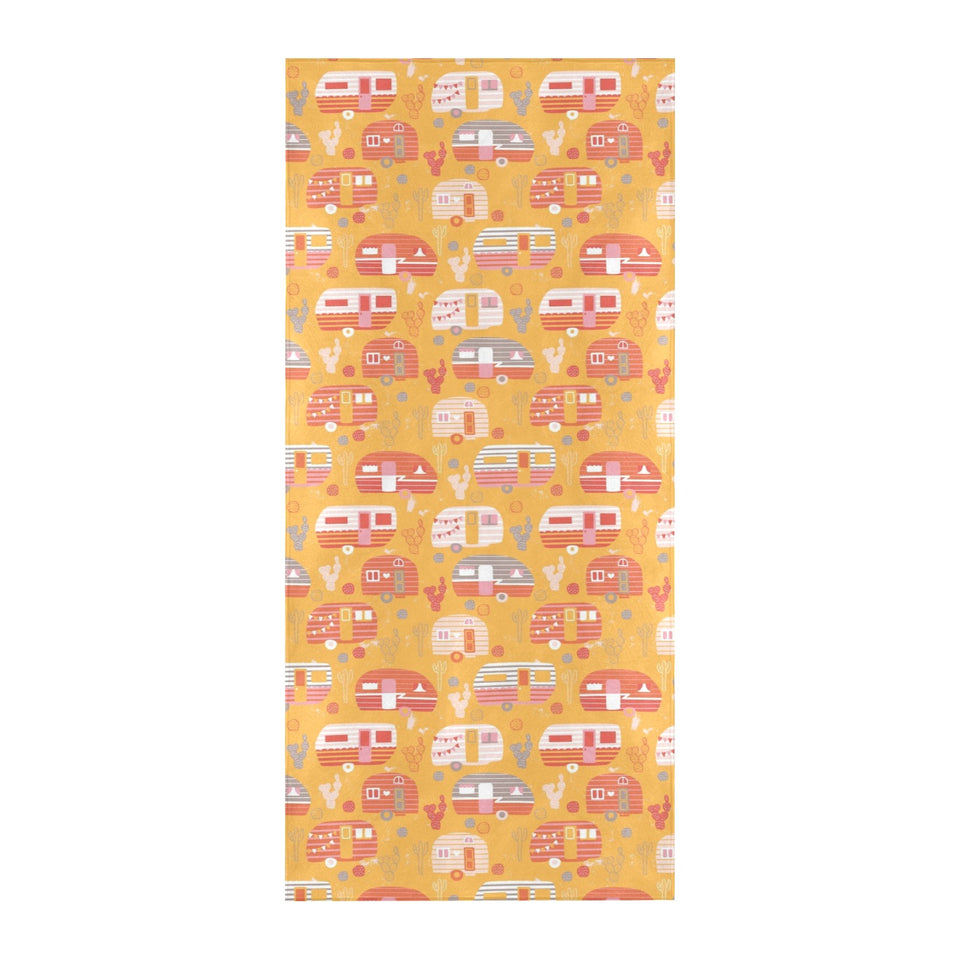 Camper Van Pattern Print Design 04 Beach Towel