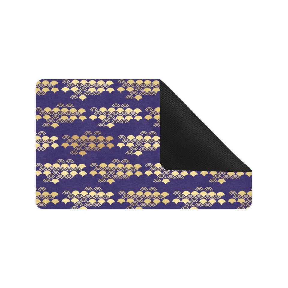 Beautiful japanese fan pattern Doormat