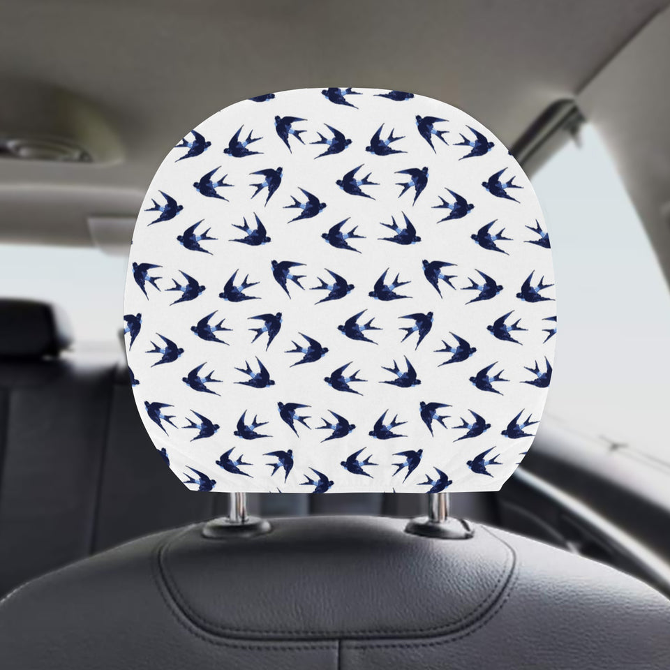 Swallow Pattern Print Design 03 Car Headrest Cover