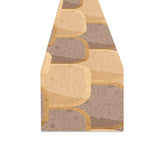 Bread Toast Pattern Print Design 04 Table Runner
