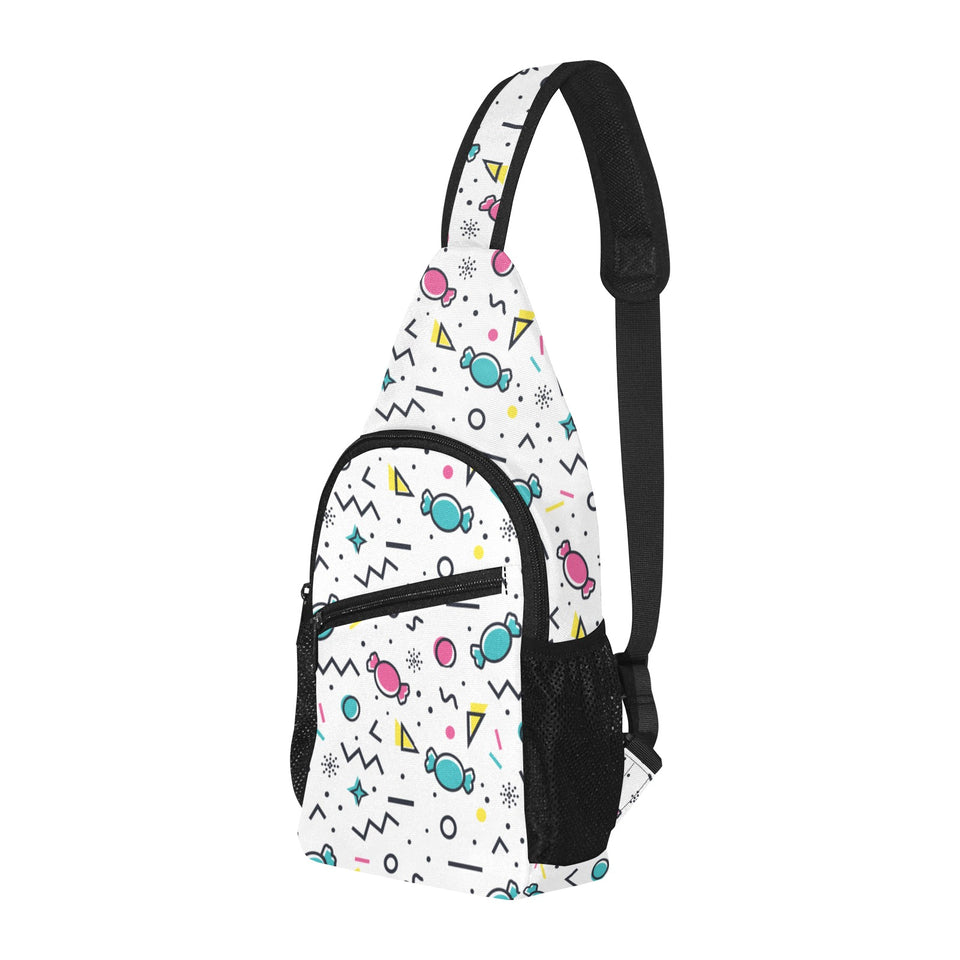 Candy design pattern All Over Print Chest Bag