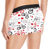 Bicycle Pattern Print Design 04 Men's All Over Print Boxer Briefs Men's Underwear