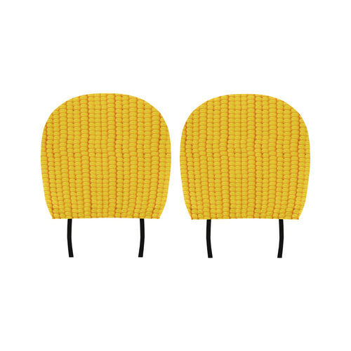 Corn Pattern Print Design 04 Car Headrest Cover