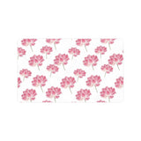 Pink lotus waterlily pattern Doormat