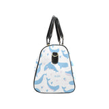 Blue whale pattern Travel Bag